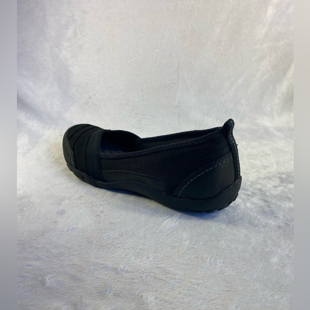 Clarks Women’s Shoe Ballet Comfort Driving Moc Loafer Black Leather Size 6.5